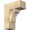 Ekena Millwork Westlake Block Rough Sawn Bracket w/ Offset Brace, Douglas Fir, 8"W x 18"D x 22"H BKT0806X18X22WTL05RDF - alternate 1